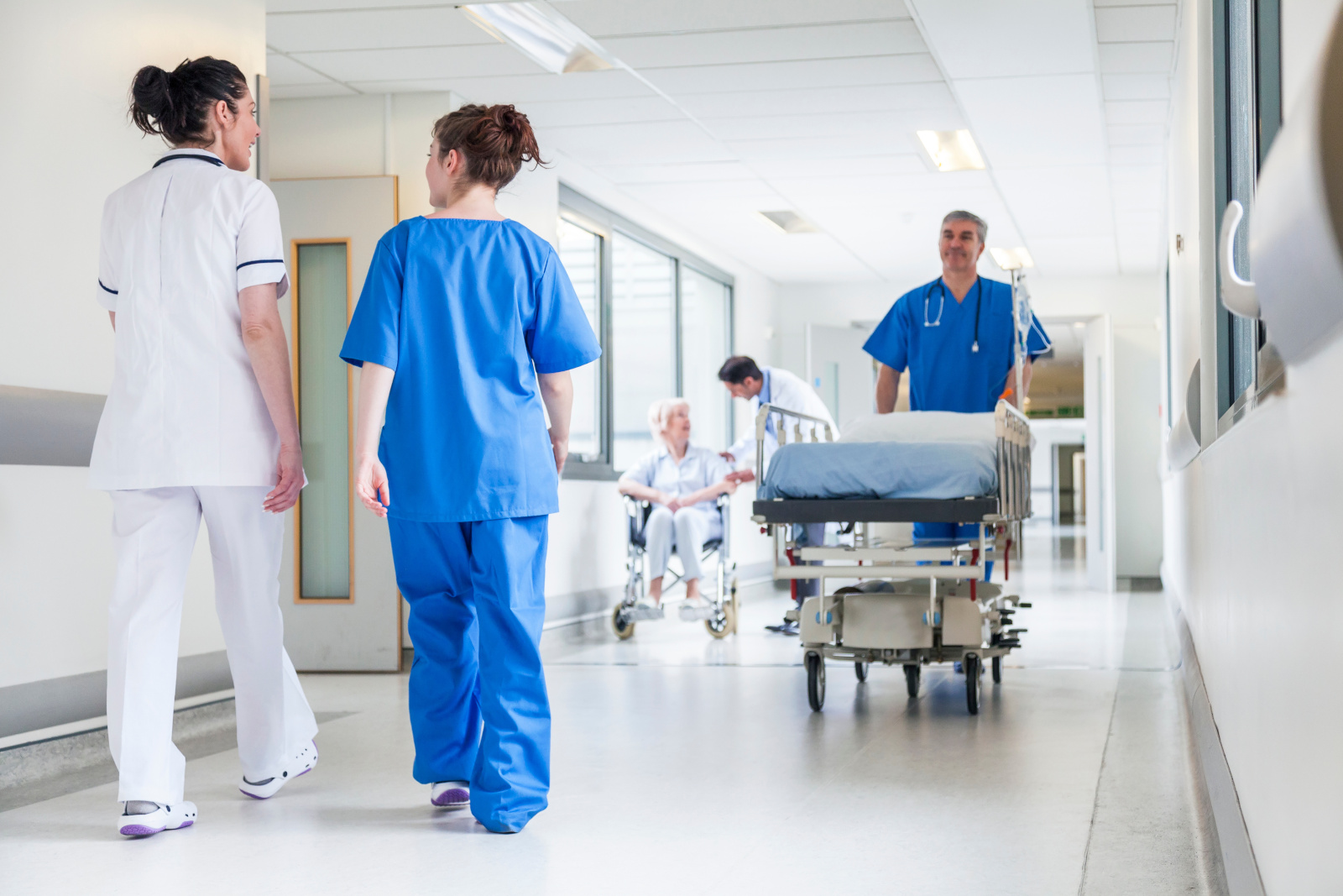 Temporary employee availability management within a hospital